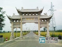 五蓮紅石牌坊