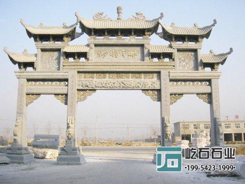 石雕牌坊的制作樣式